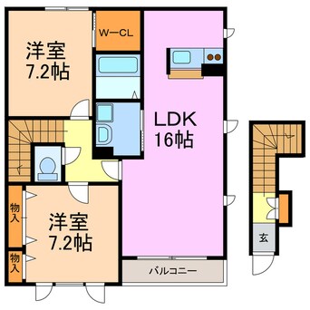 間取図 ロジェ西神の倉北館Ｃ棟