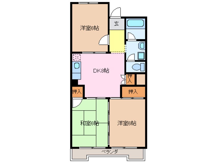 間取図 サンヴェール池上台