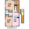 名鉄名古屋本線/左京山駅 徒歩16分 2階 築18年 2DKの間取り