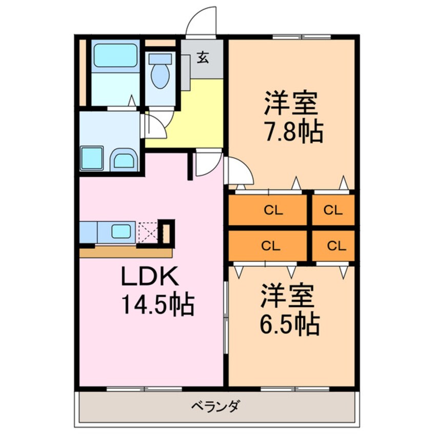 間取図 GRAND CHARIOT桂