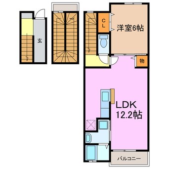 間取図 フェスターレⅡ