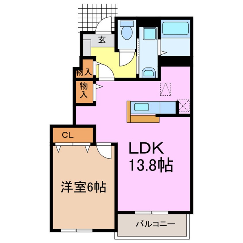 間取図 サンクレールⅡ番館