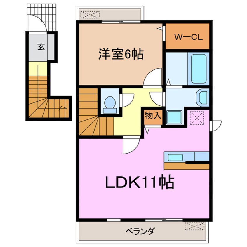 間取図 サニーヴィラ