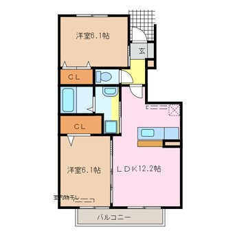 間取図 シダーヒルズ東山　Ａ棟