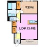 リバブル・サクラ 1LDKの間取り