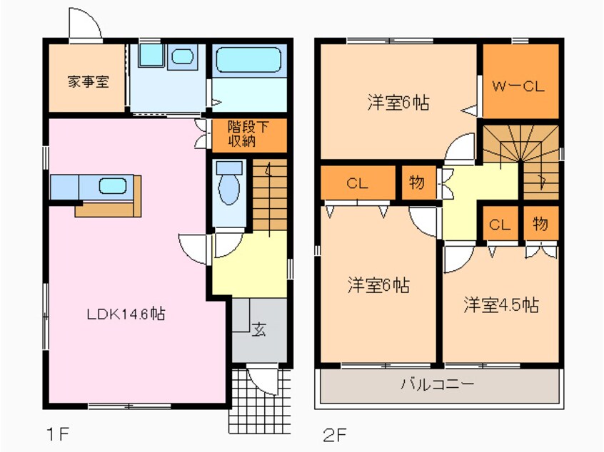 間取図 南区平子戸建賃貸