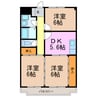 エステートⅢ 3DKの間取り