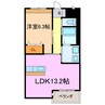 サンライズⅡ 1LDKの間取り