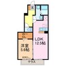 パークヒルズ　ミモザ 1LDKの間取り