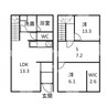 日進市赤池3丁目戸建 2LDK+Sの間取り