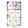 パークサイド砂田 4DKの間取り