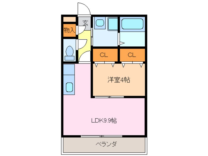 間取図 アンフィニ松ヶ根