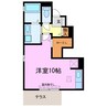 碧エイト 1Rの間取り