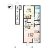 フローラ 1LDKの間取り