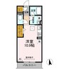 グラン・シャリオ 1Rの間取り