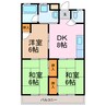 グレイスＳＯＮＥⅡ 3DKの間取り
