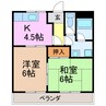 ファーブルハウス 2Kの間取り