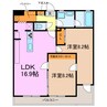 緑山舘 2LDKの間取り