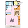 光陽マンション 1LDKの間取り