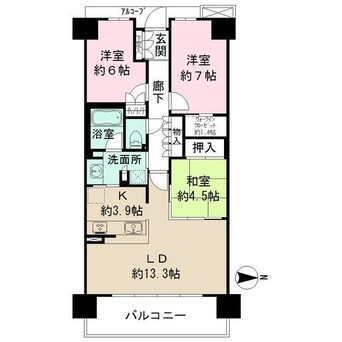 間取図 ザ・パークハウス相生山
