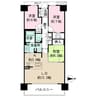 ザ・パークハウス相生山 3LDKの間取り