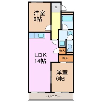 間取図 マンション杉