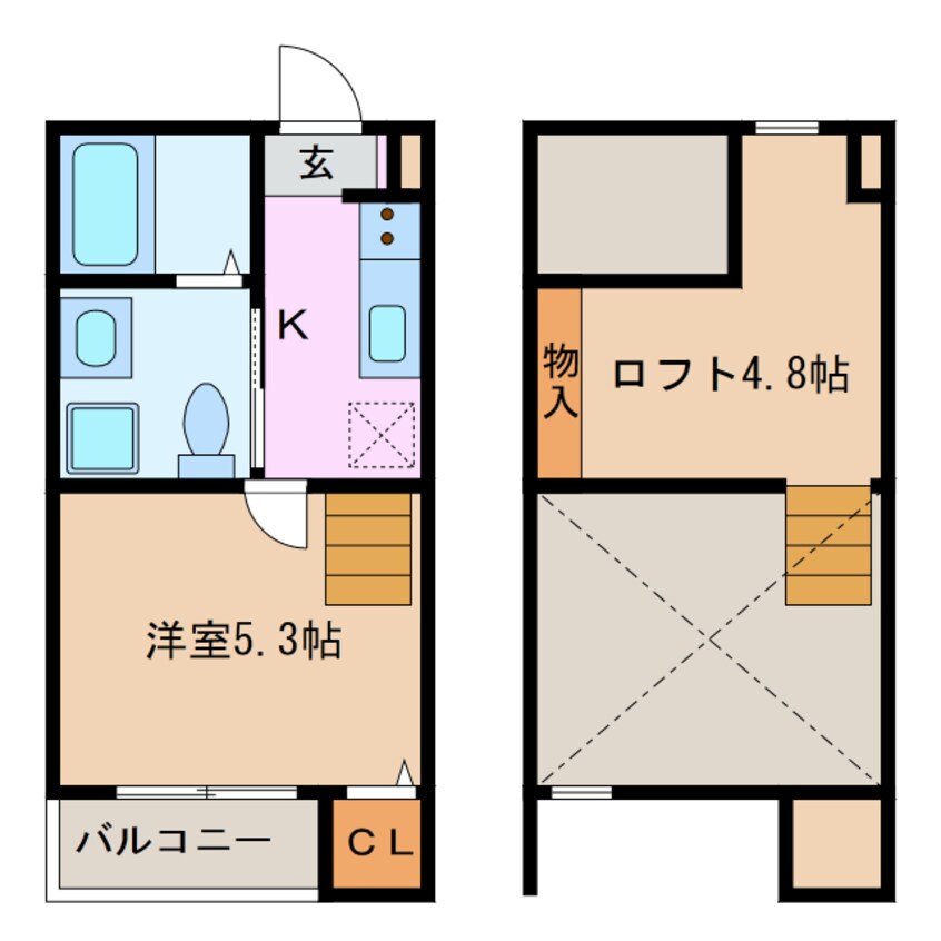 間取図 アクア鳴海