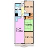 サンコート有松 3LDKの間取り