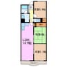 サンコート有松 3LDKの間取り
