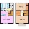 グランシティ　カジノ 2LDKの間取り