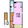 シャルマン藍 1Rの間取り