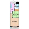 新日ビル豊明マンション 2Kの間取り