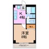 エクセル二村台 1Kの間取り