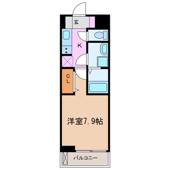 間取図 シャイン　コート　カミサワ
