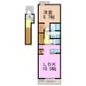 ブリエ・サンシャインⅠ・Ⅱ 1LDKの間取り