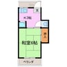 グランディーズ新栄 1Kの間取り