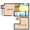 プレミアムハウスケイ 1Rの間取り