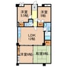 ユニーブル第2六田 4LDKの間取り