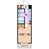 A・City鳴海 1Kの間取り
