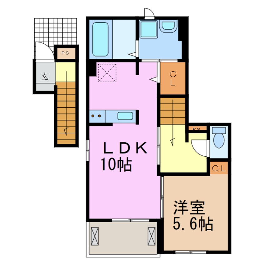 間取図 クレアシオンA