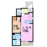 ラ・フェリーチェⅠ 1LDKの間取り