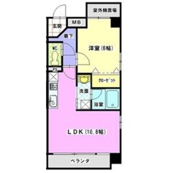 間取図 レージュサンパティック