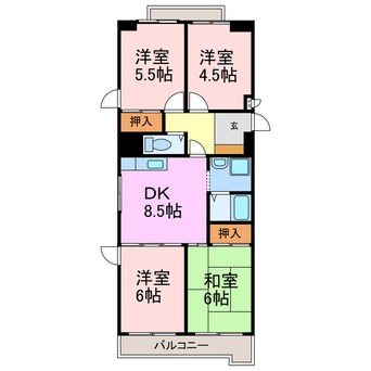 間取図 エステート藤薮