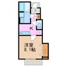 アールズコート豊明 1Kの間取り
