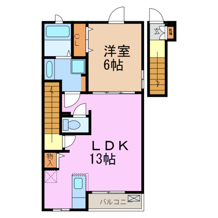 間取図 ユーフォリアⅠ