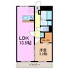 清風マンション 1LDKの間取り