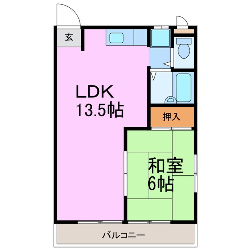 間取図 メゾンKEI