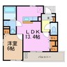プレミール 1LDKの間取り