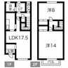 Spica 2LDKの間取り