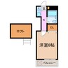 プレジオ本星崎 1Kの間取り